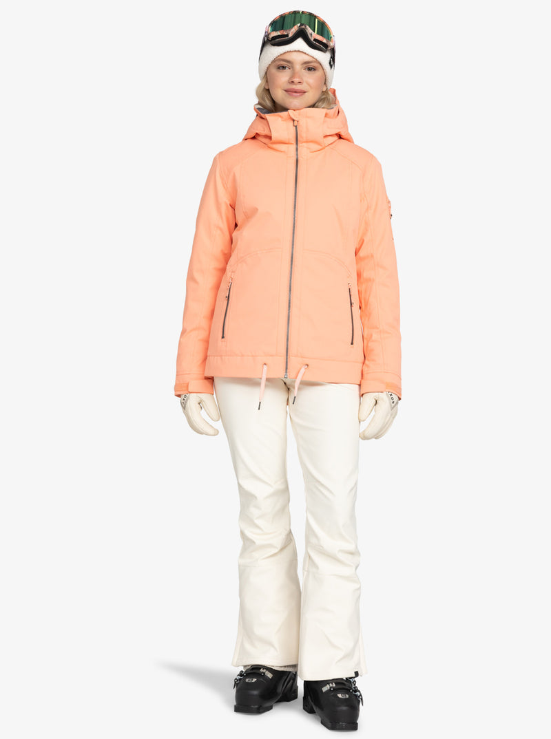 Load image into Gallery viewer, Roxy Women&#39;s Meade Snow Jacket Peach Pink ERJTJ03477_MGK0
