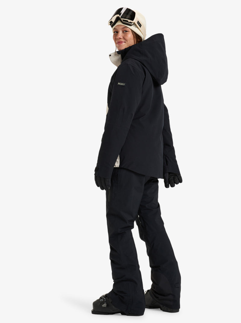 Load image into Gallery viewer, Roxy Women&#39;s Wild Twist Snow Jacket True Black ERJTJ03479_KVJ0
