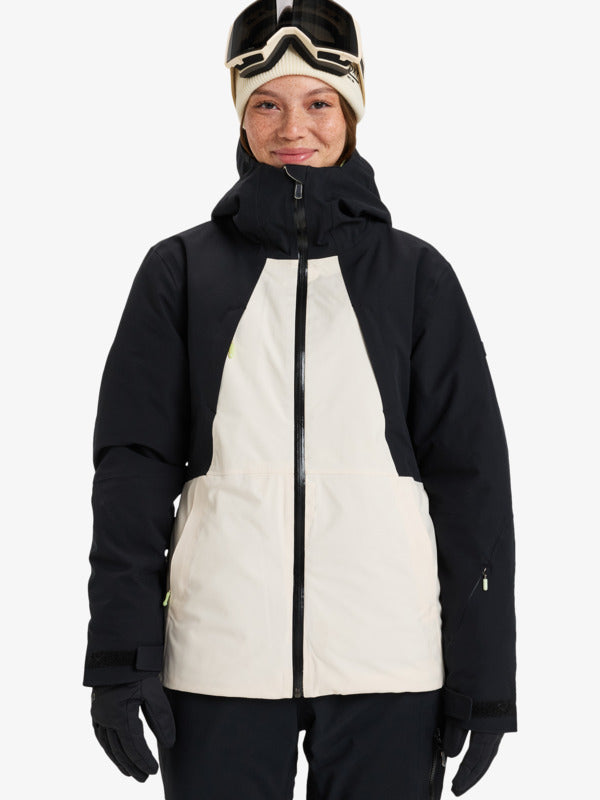 Load image into Gallery viewer, Roxy Women&#39;s Wild Twist Snow Jacket True Black ERJTJ03479_KVJ0
