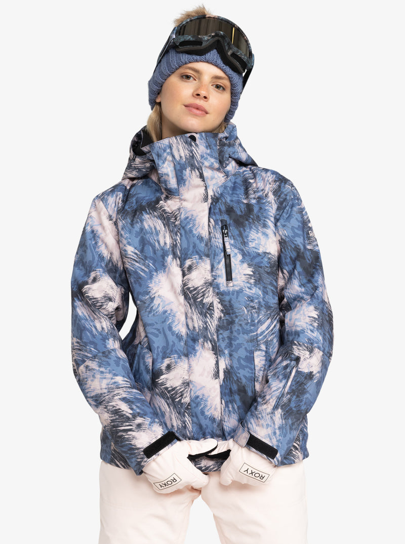 Load image into Gallery viewer, Roxy Women&#39;s Jetty Snow Jacket Wild Wind Darknight ERJTJ03492_BQY1
