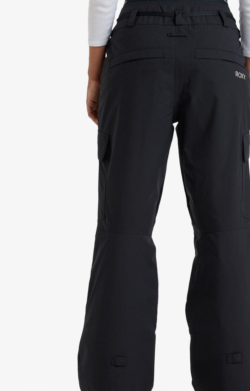 Load image into Gallery viewer, Roxy Women&#39;s Passive Lines Snow Pant True Black ERJTP3269_KVJ0
