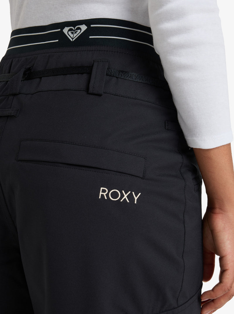 Load image into Gallery viewer, Roxy Women&#39;s Passive Lines Snow Pant True Black ERJTP3269_KVJ0
