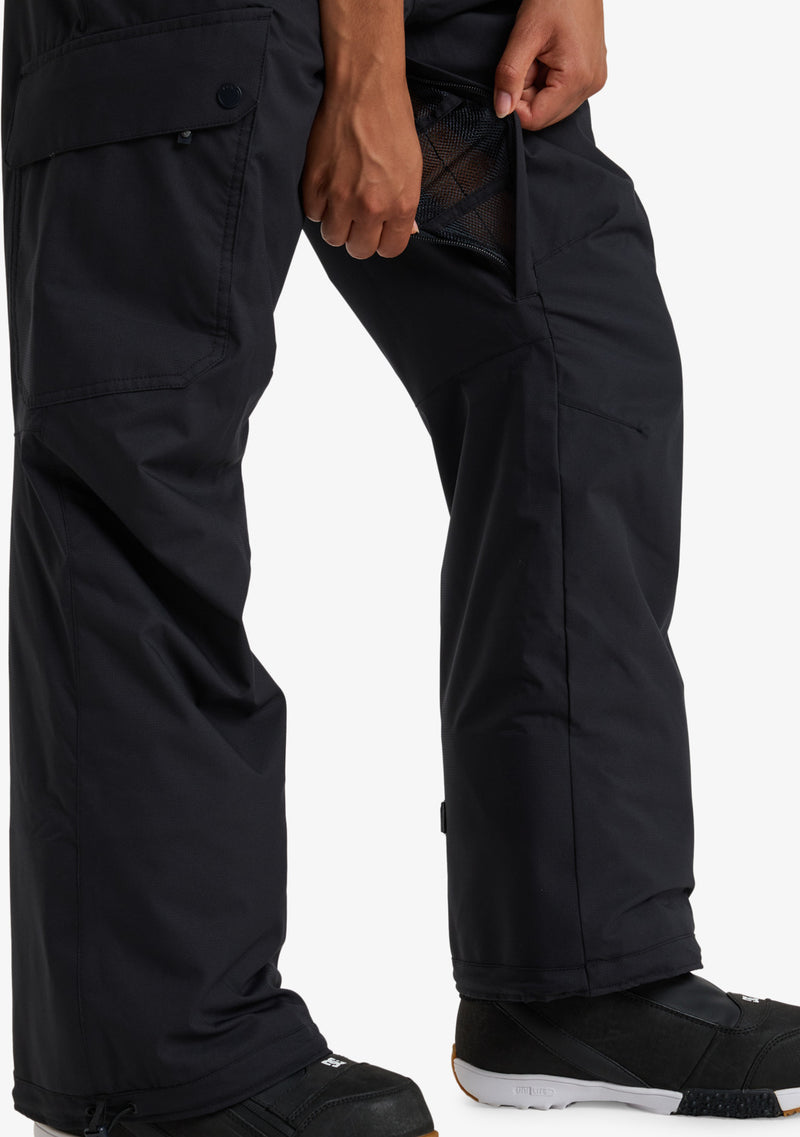 Load image into Gallery viewer, Roxy Women&#39;s Passive Lines Snow Pant True Black ERJTP3269_KVJ0
