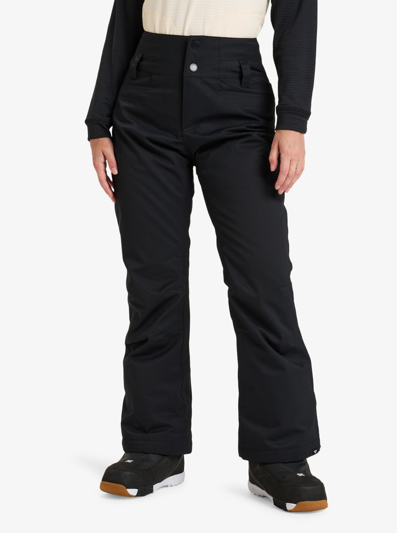 Load image into Gallery viewer, Roxy Women&#39;s Diversion Snow Pants True Black ERJTP03276_KVJ0
