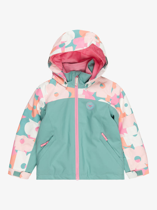 Roxy Kids' Snowy Tale Snow Jacket (2-7) Canton Prima ERLTJ03025_GHT1