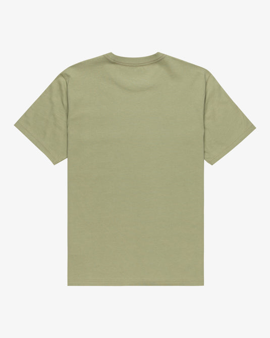 RVCA Men's Big RVCA T-Shirt Oil Green EVYZT00157-GLD0