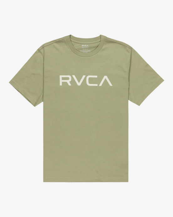 RVCA Men's Big RVCA T-Shirt Oil Green EVYZT00157-GLD0