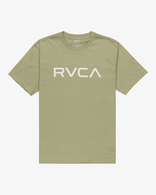 RVCA Men's Big RVCA T-Shirt Oil Green EVYZT00157-GLD0