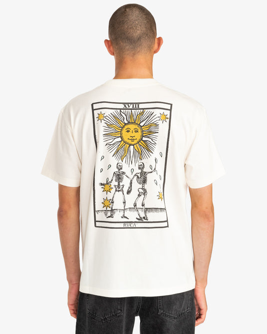 RVCA Men's Tarot Way Relaxed Fit T-Shirt Antique White EVYZT00168-ANW