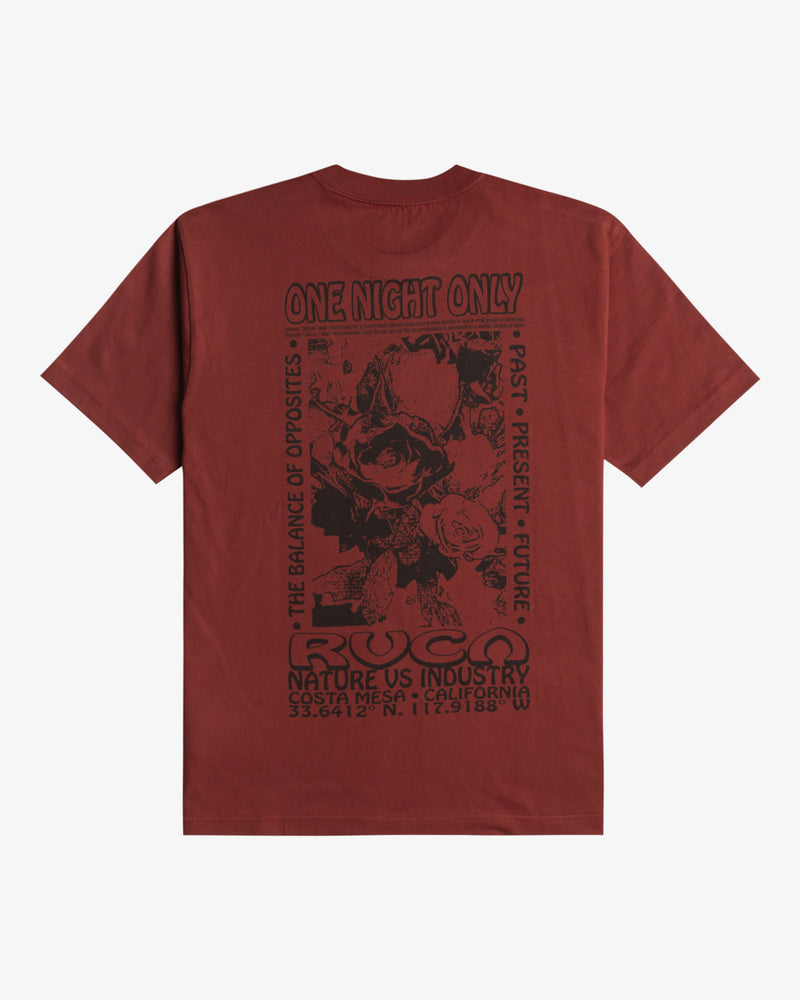 Load image into Gallery viewer, RVCA Men&#39;s One Night Only Short Sleeves Red Earth EVYZT00210_RDE
