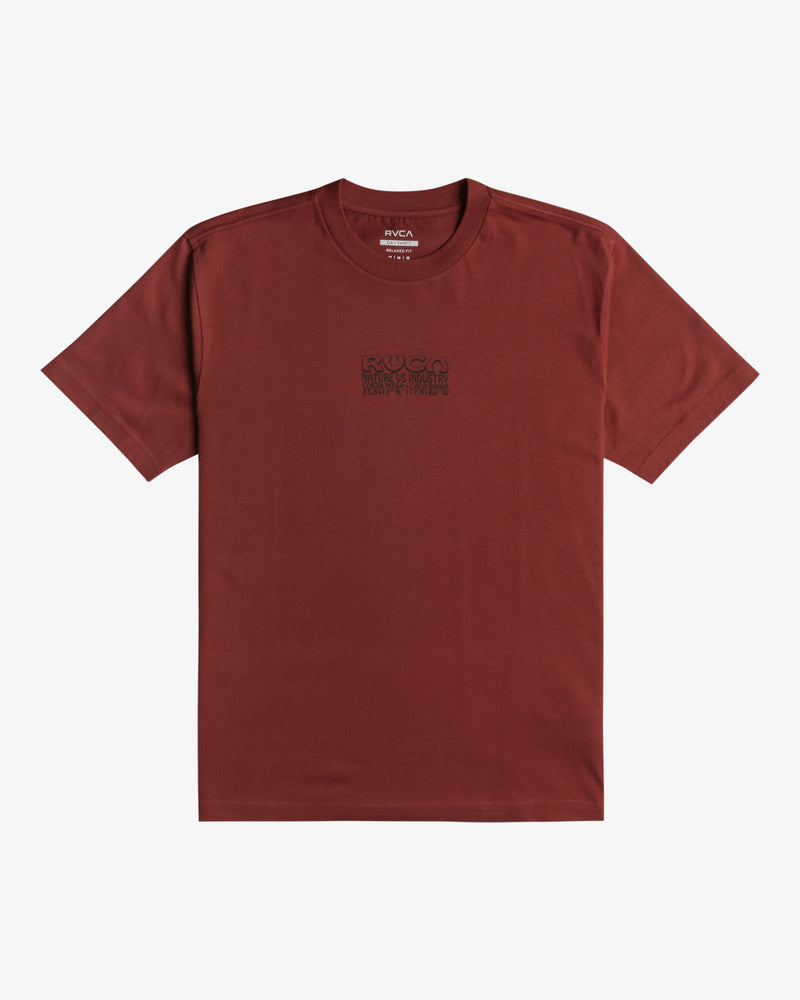 Load image into Gallery viewer, RVCA Men&#39;s One Night Only Short Sleeves Red Earth EVYZT00210_RDE
