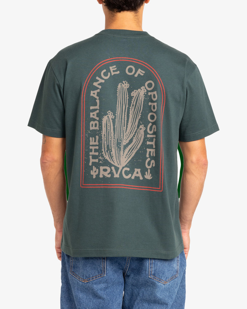 Load image into Gallery viewer, RVCA Men&#39;s Sandstorm Short Sleeves T-shirt Hunter Green EVYZT00211-DGN
