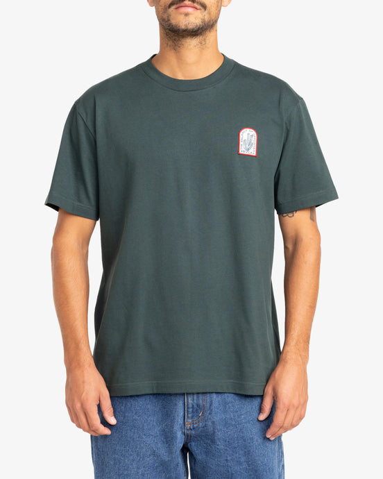 RVCA Men's Sandstorm Short Sleeves T-shirt Hunter Green EVYZT00211-DGN