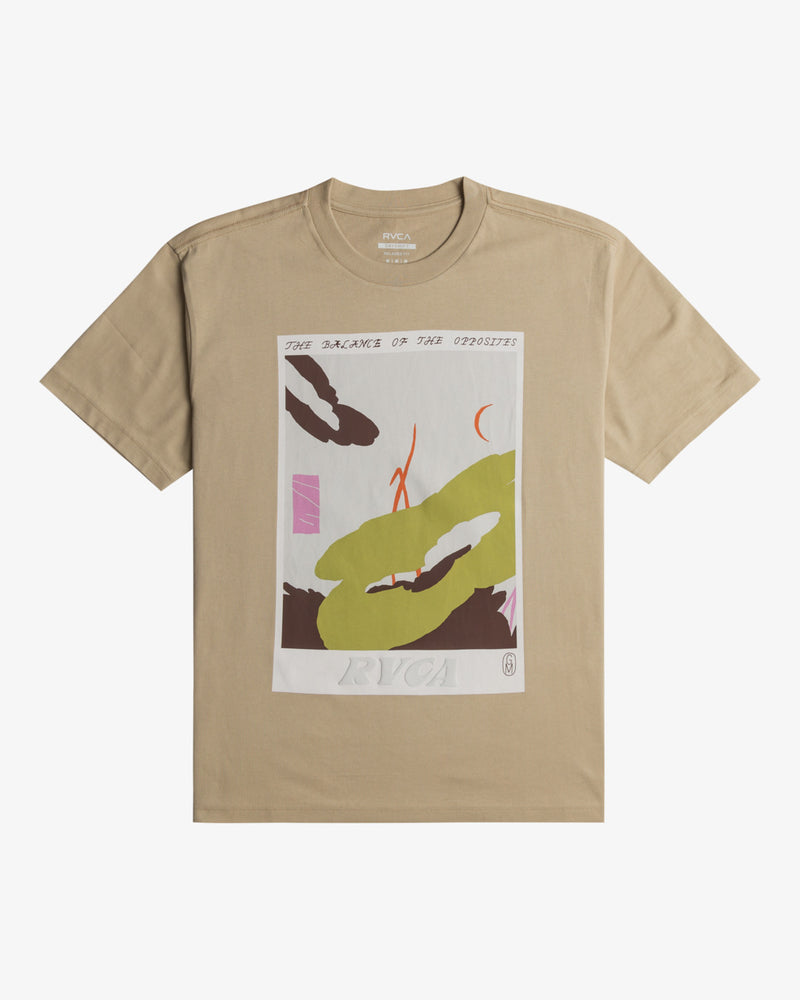 Load image into Gallery viewer, RVCA Men&#39;s Gabrielle Monceaux Short Sleeve T-Shirt Khaki EVYZT00233_KHA
