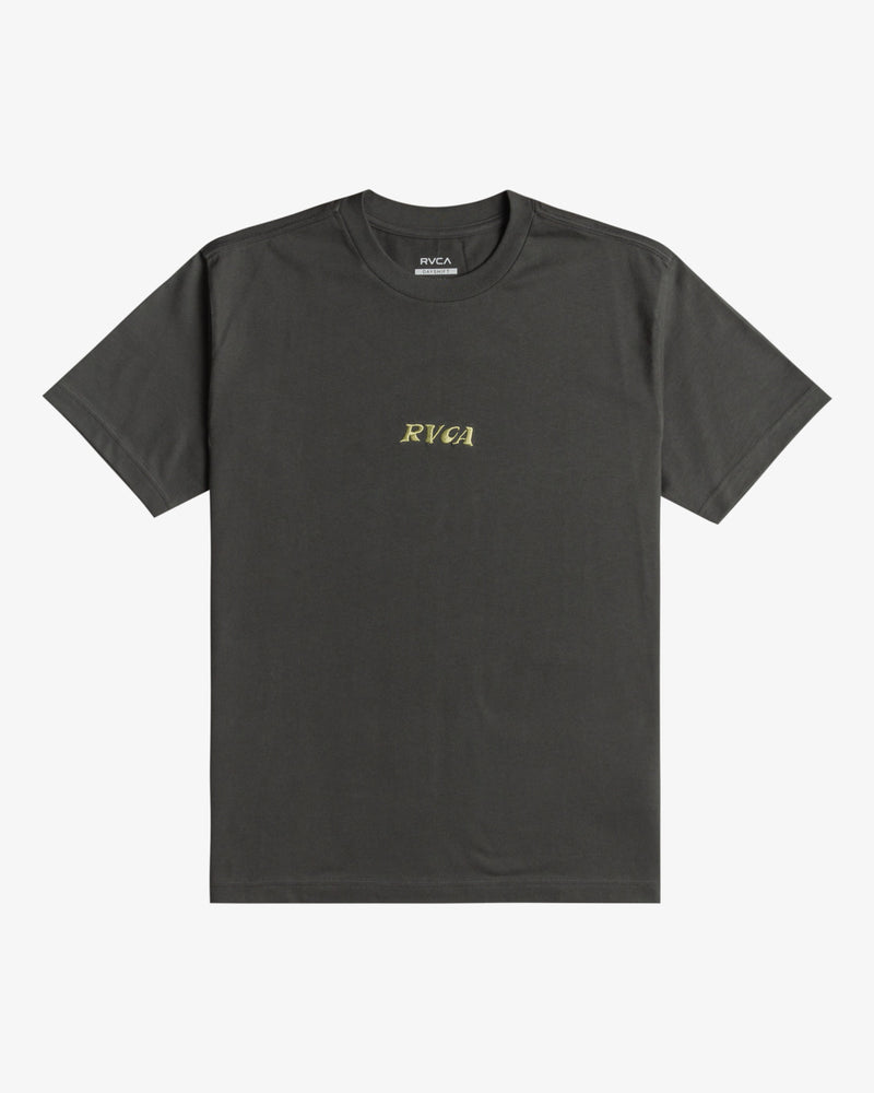 Load image into Gallery viewer, RVCA Men&#39;s Gabrielle Monceaux Short Sleeve T-Shirt Pirate Black EVYZT00233-PTK
