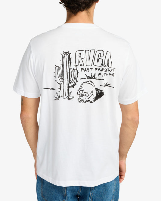 RVCA Men's Deth Valley T-Shirt White EVYZT00236-WHT