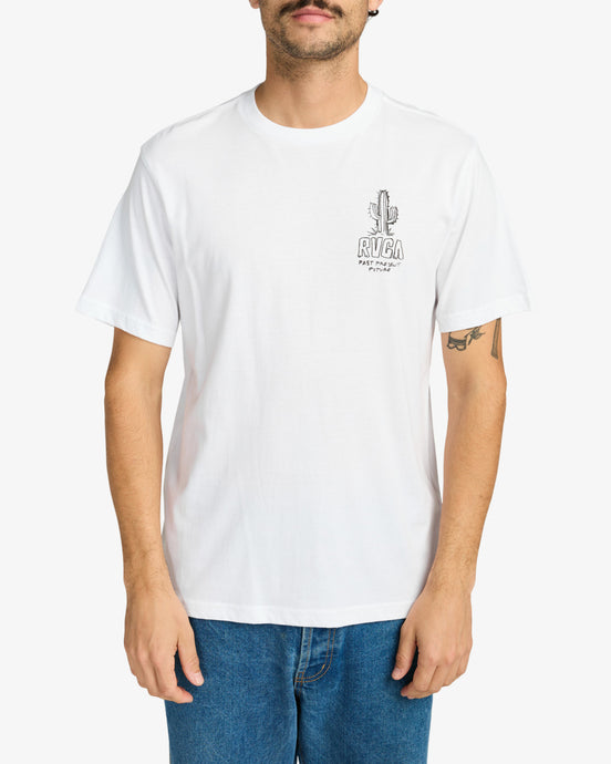 RVCA Men's Deth Valley T-Shirt White EVYZT00236-WHT