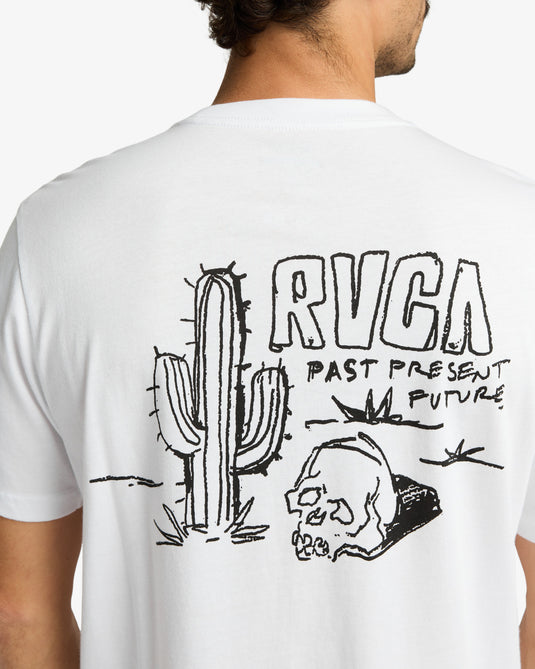 RVCA Men's Deth Valley T-Shirt White EVYZT00236-WHT