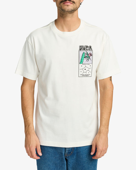 RVCA Men's Science T-Shirt Salt EVYZT00237-WZA0