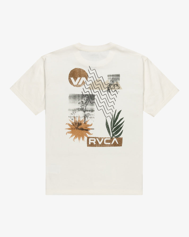 Load image into Gallery viewer, RVCA Men&#39;s Desertscape T-Shirt Antique White EVYZT00240-ANW
