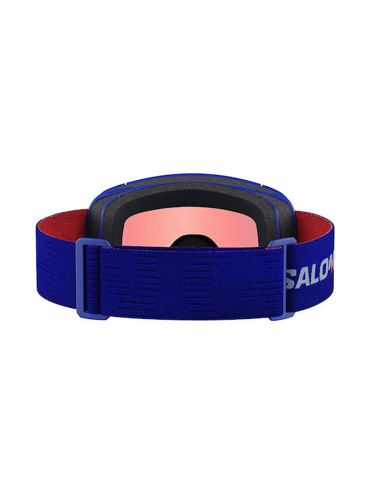 Load image into Gallery viewer, Salomon Kid&#39;s Lumi Goggles Race Blue/Mid Blue S2 L47253700
