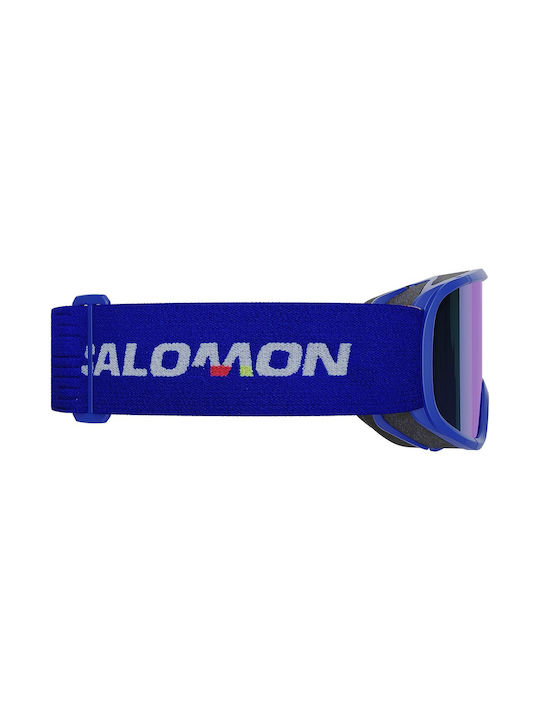 Load image into Gallery viewer, Salomon Kid&#39;s Lumi Goggles Race Blue/Mid Blue S2 L47253700
