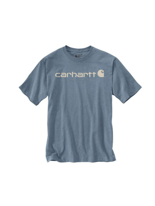 Carhartt Men's Logo Graphic T-shirt Thundercloud Heather 103361-HH5