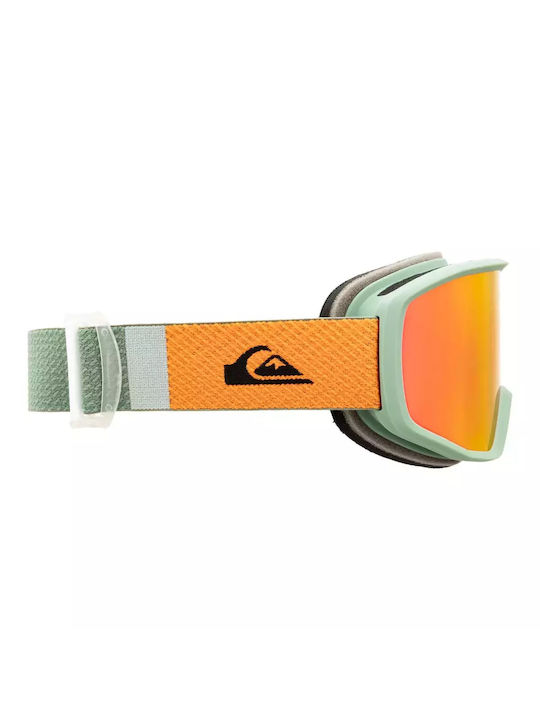 Load image into Gallery viewer, Quiksilver Men&#39;s Harper Snowboard Goggles Sea Spray/Red ML S3 EQYTG03197_BFR6
