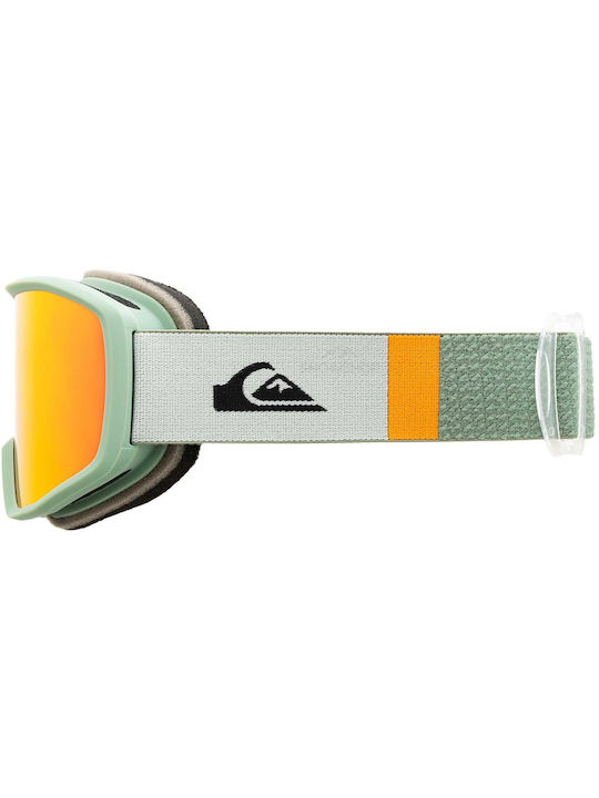 Load image into Gallery viewer, Quiksilver Men&#39;s Harper Snowboard Goggles Sea Spray/Red ML S3 EQYTG03197_BFR6
