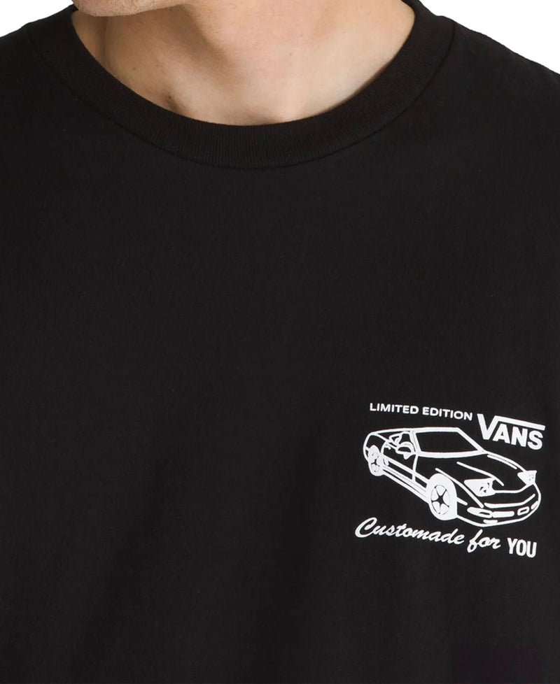 Load image into Gallery viewer, Vans Men&#39;s Motors T-Shirt Black VN000HFPBLK1
