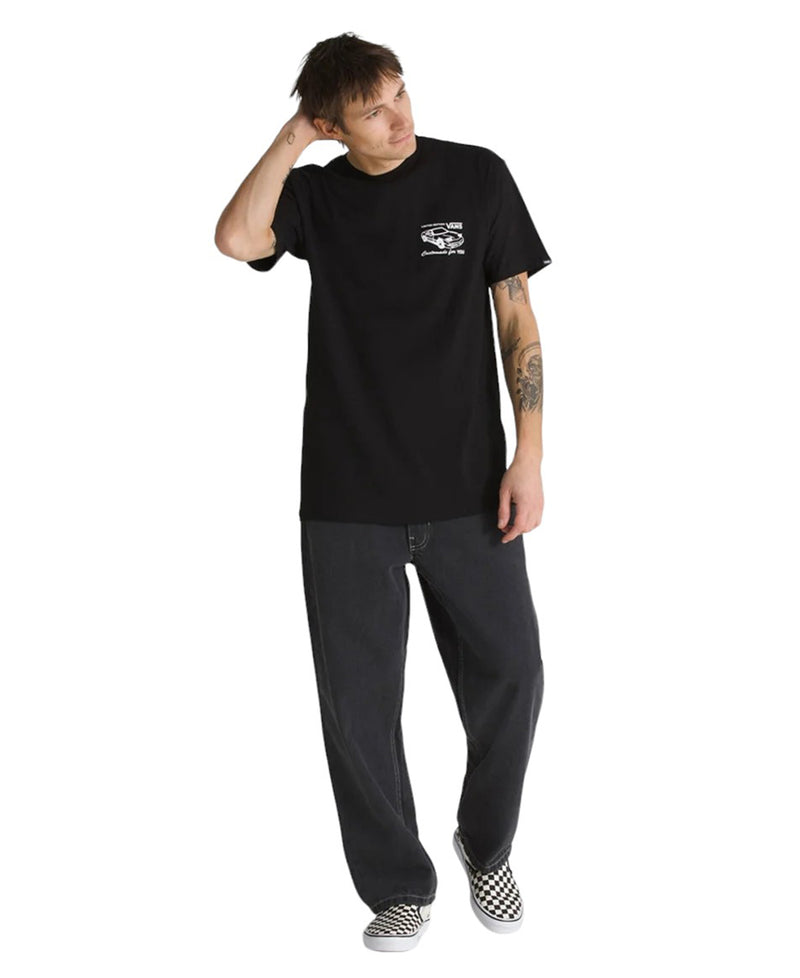 Load image into Gallery viewer, Vans Men&#39;s Motors T-Shirt Black VN000HFPBLK1
