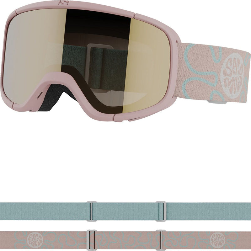 Load image into Gallery viewer, Salomon Kid&#39;s Rio Goggles Tropical Peach/Gold S2 L47254400
