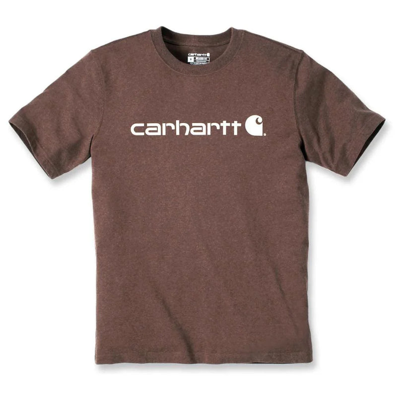 Load image into Gallery viewer, Carhartt Men&#39;s Logo Graphic T-shirt Mocha Heather 103361-B86
