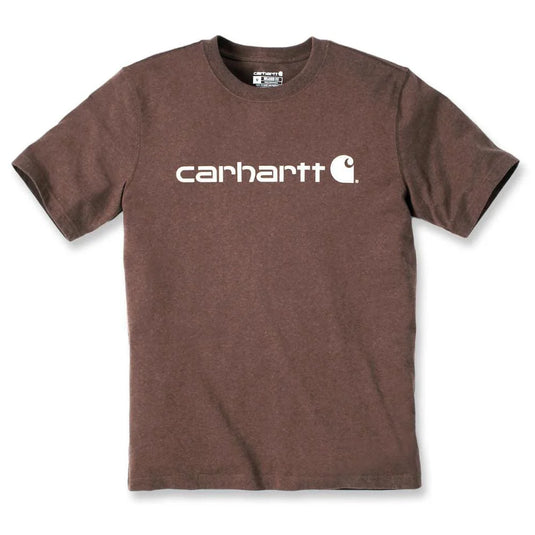 Carhartt Men's Logo Graphic T-shirt Mocha Heather 103361-B86