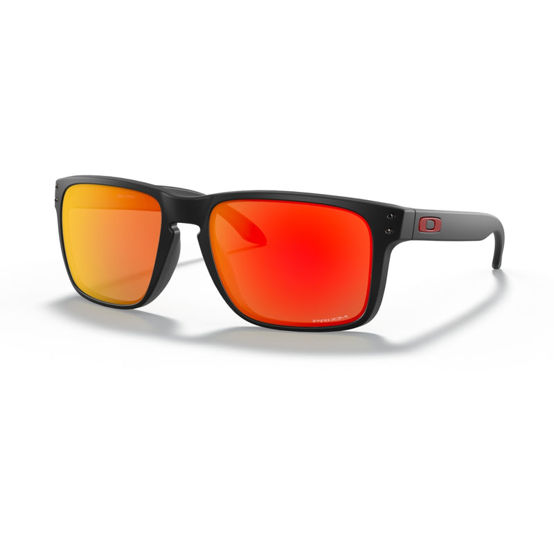 Load image into Gallery viewer, Oakley Unisex Holbrook XL Sunglasses Matte Black/Prizm Ruby 0009417-0459
