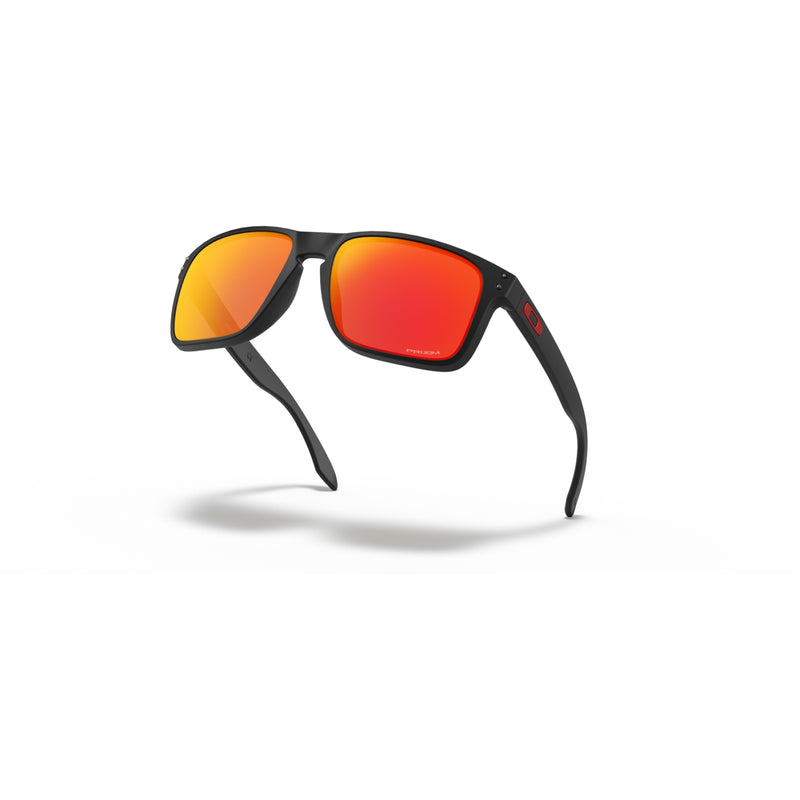 Load image into Gallery viewer, Oakley Unisex Holbrook XL Sunglasses Matte Black/Prizm Ruby 0009417-0459
