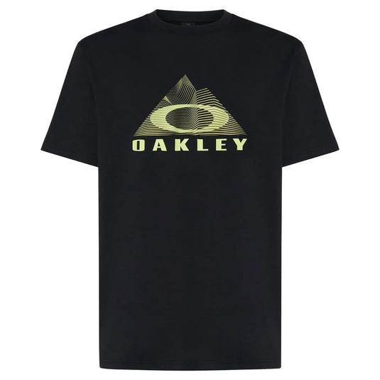 Oakley Men's Lined Mountain Bark T-shirt Blackout F0A406222-02E