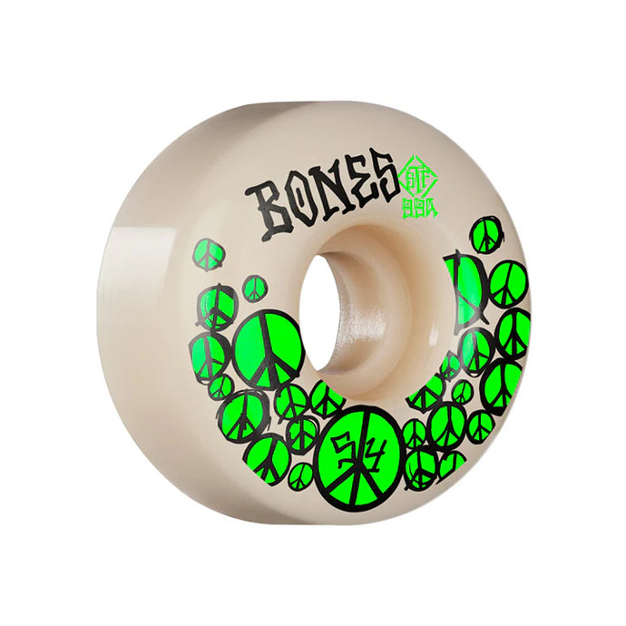 Bones Peace V1 54mm Standards Street Tech Wheels Green WSCAEPV15499A4