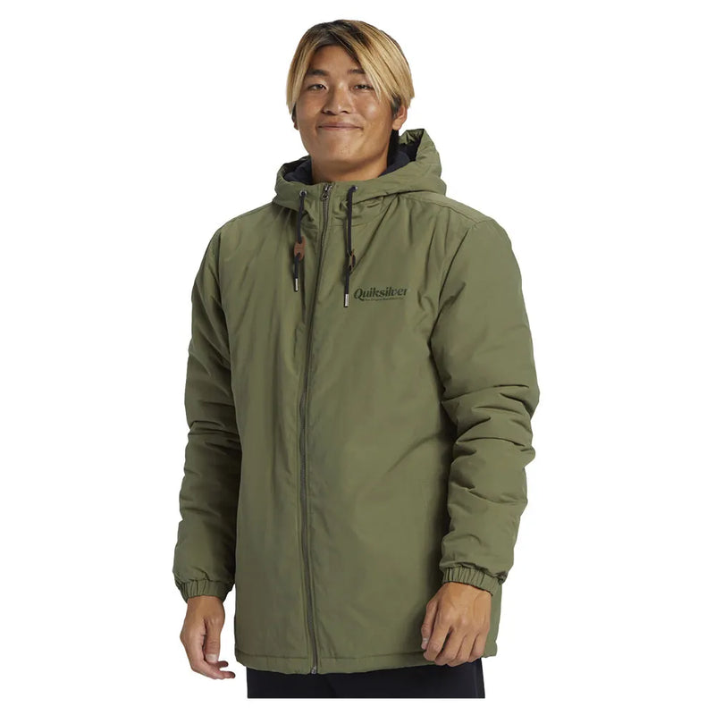 Load image into Gallery viewer, Quiksilver Men&#39;s June Battle Jacket Four Leaf Clover EQYJK04105_GPH0
