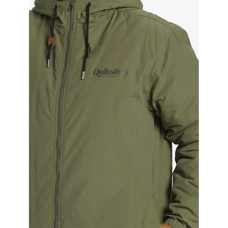 Load image into Gallery viewer, Quiksilver Men&#39;s June Battle Jacket Four Leaf Clover EQYJK04105_GPH0
