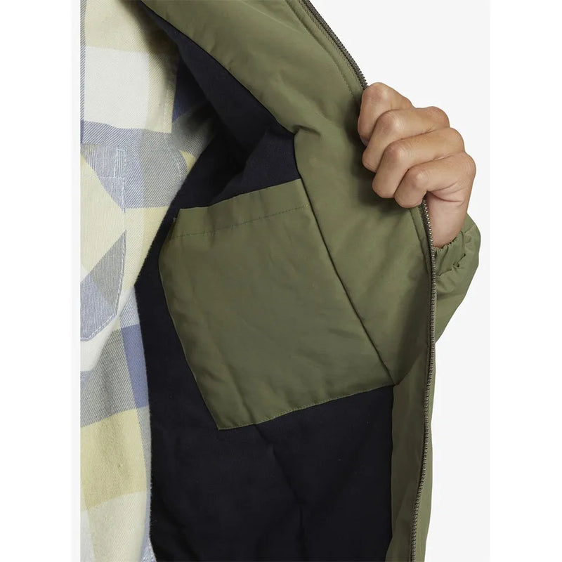 Load image into Gallery viewer, Quiksilver Men&#39;s June Battle Jacket Four Leaf Clover EQYJK04105_GPH0
