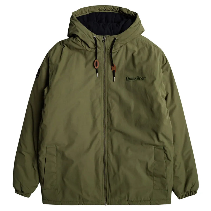 Load image into Gallery viewer, Quiksilver Men&#39;s June Battle Jacket Four Leaf Clover EQYJK04105_GPH0
