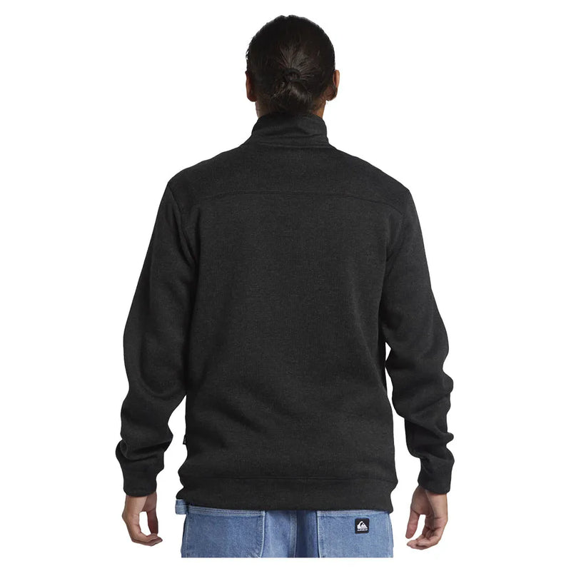 Load image into Gallery viewer, Quiksilver Men&#39;s Keller Quarter Zip Black AQYFT03390_KVJH
