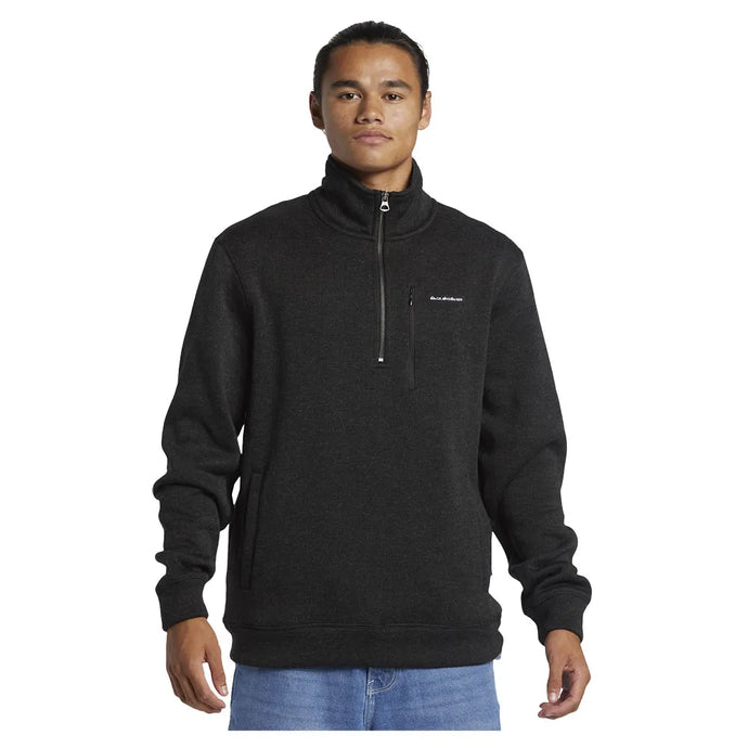 Quiksilver Men's Keller Quarter Zip Black AQYFT03390_KVJH