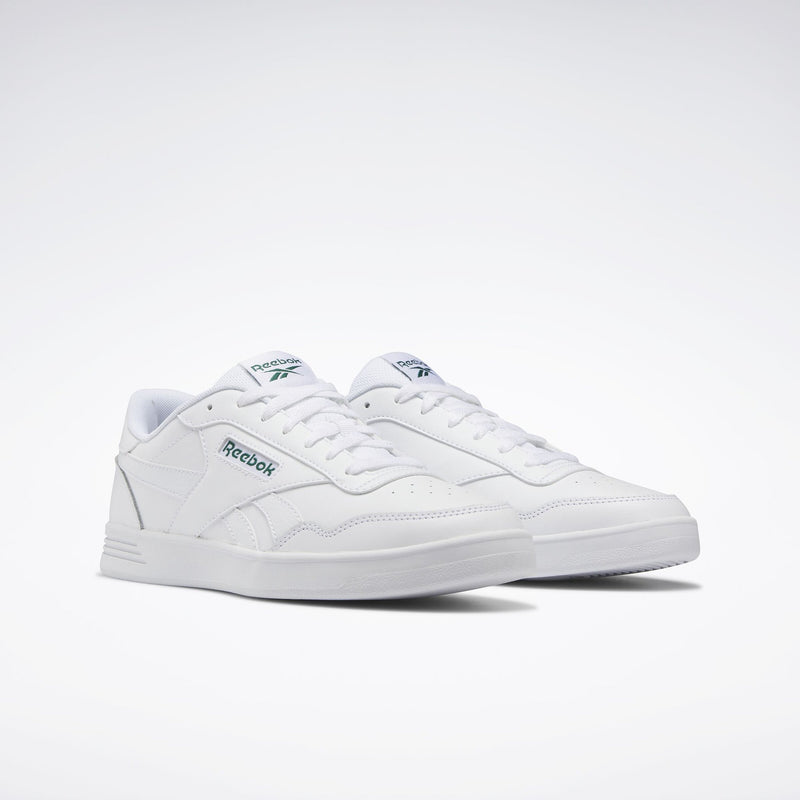 Load image into Gallery viewer, Reebok Unisex Court Advance Shoes Cloud White/Cloud White/Clover Green 100010615
