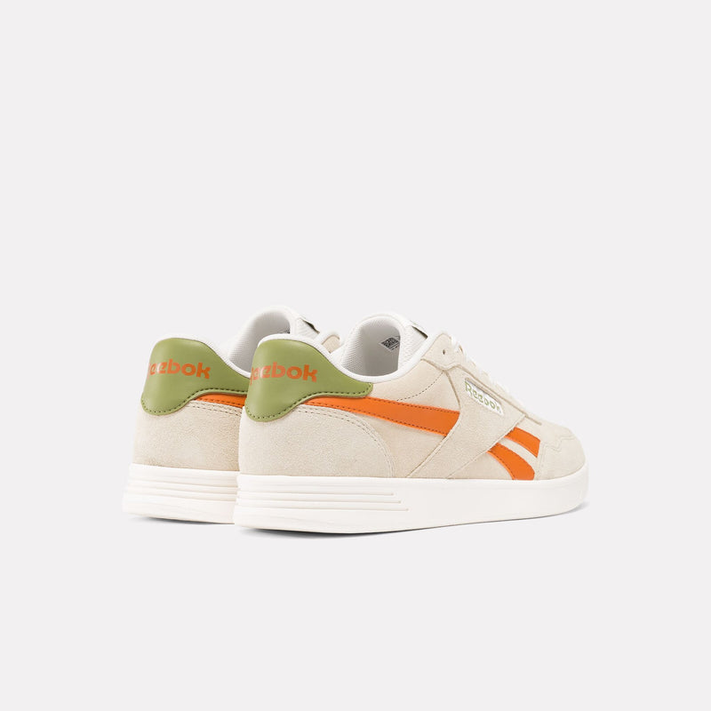 Load image into Gallery viewer, Reebok Unisex Court Advance Shoes Beige/Beige/Orange 100202592
