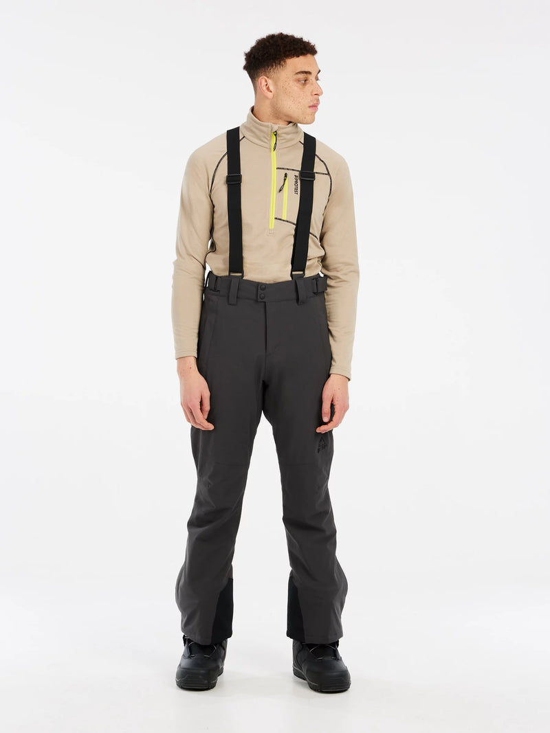 Load image into Gallery viewer, Protest Men&#39;s PRTROWENS Snow Pants Dark Grey 4718500_899
