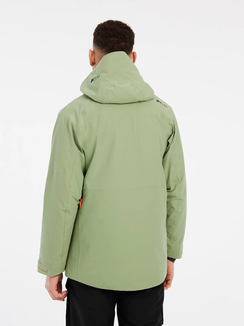 Load image into Gallery viewer, Protest Men&#39;s PRTFOUND Snow Jacket Marl Green 6710544_554
