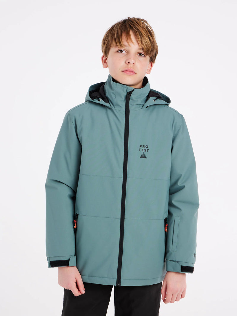 Load image into Gallery viewer, Protest Kid&#39;s Skimmer Snow Jacket Atlantic Green 6811332_288
