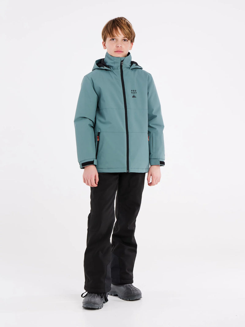 Load image into Gallery viewer, Protest Kid&#39;s Skimmer Snow Jacket Atlantic Green 6811332_288
